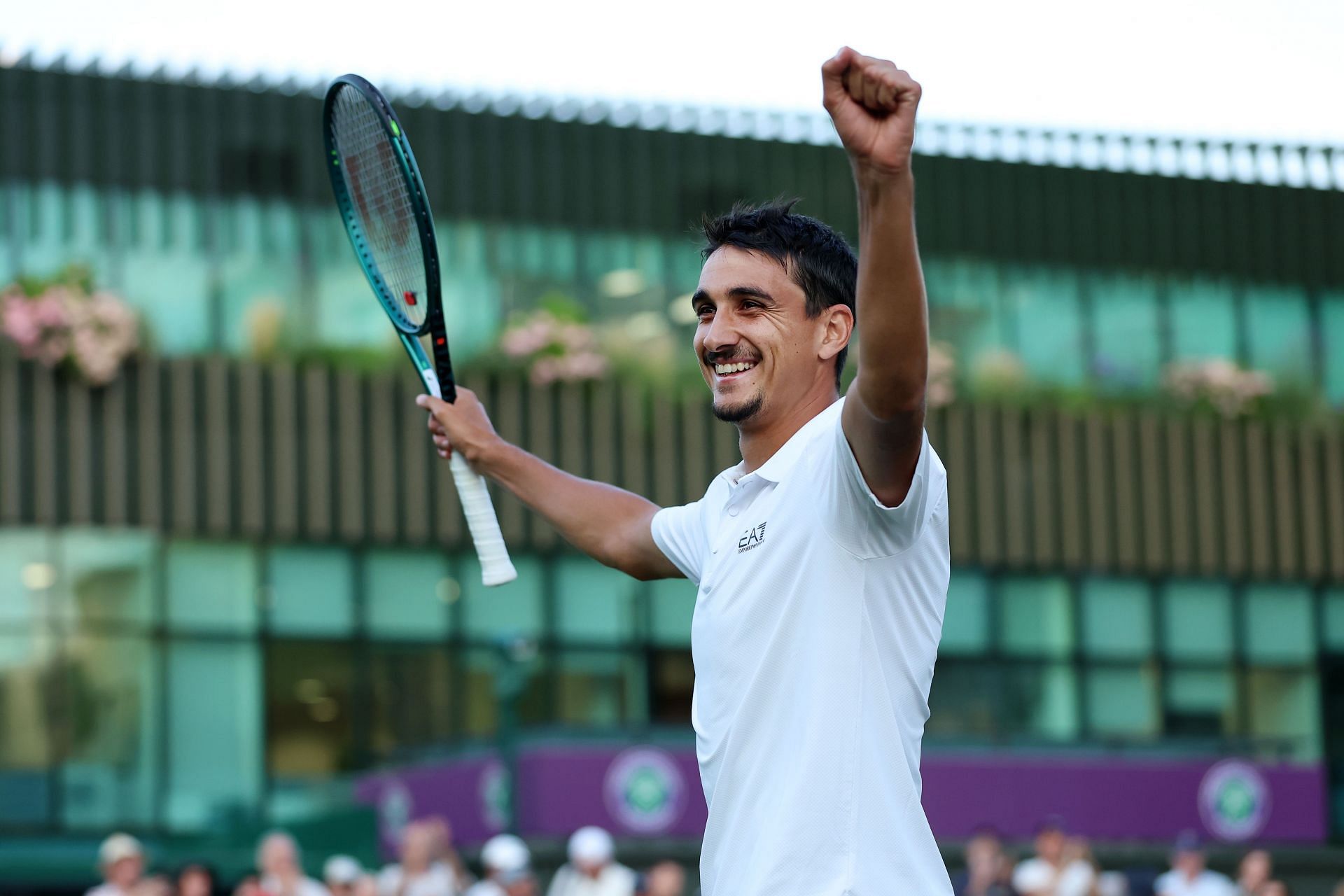 Lorenzo Sonego at Wimbledon 2025. (Photo: Getty)